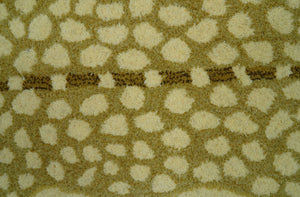 Animal Giraffe Brown Hand Tufted 2x3 Wool Area Rug