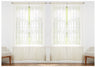 J&V Textiles 4-Pack Value: Solid Sheer Window Curtain Panels