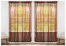 J&V Textiles 4-Pack Value: Solid Sheer Window Curtain Panels