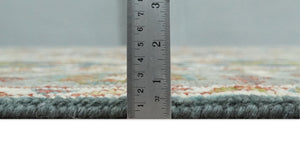 Hand Knotted Charcoal, Camel and Teal Traditional Heriz Multi size Wool Area Rug