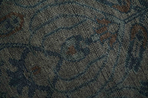 Antique look Gray, Taupe and Gray 8x10 Traditional Design wool Rug