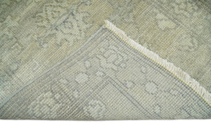 Antique Persian 2x3 Beige and Gray Hand Knotted  Wool Area Rug