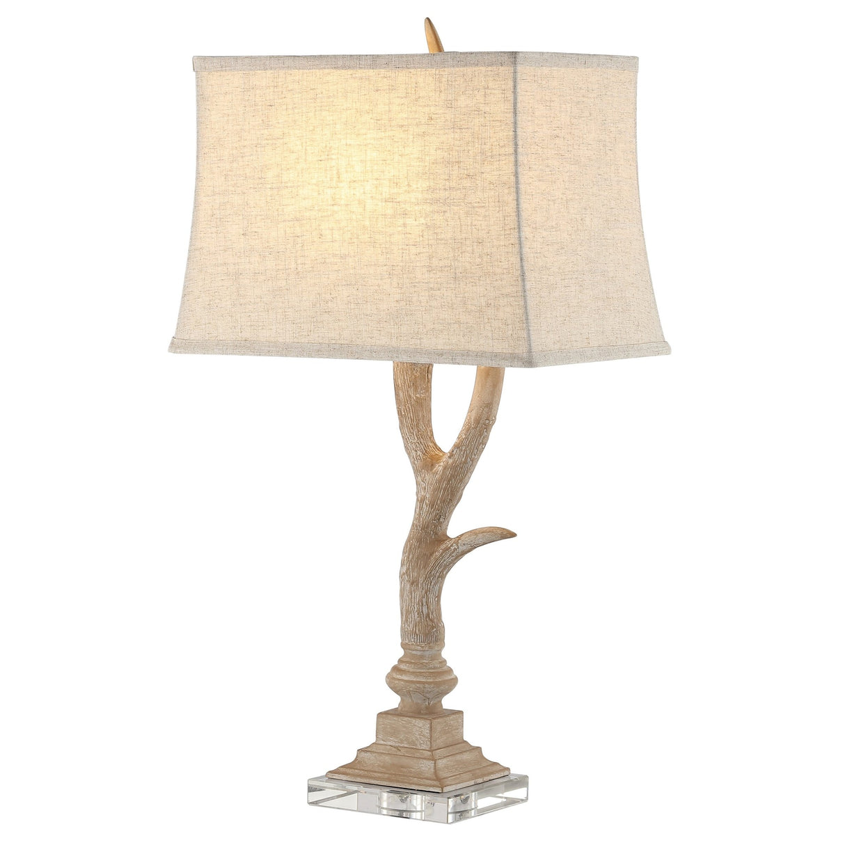 Antler rustic resin/crystal led table lamp - Tuesday Morning - Table Lamps