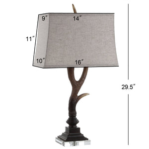 Antler rustic resin/crystal led table lamp - Tuesday Morning - Table Lamps