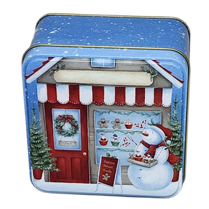 Festive Snowman Treat Tin - 4 Inch