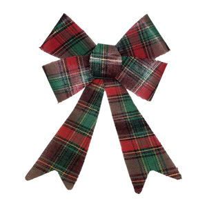 Traditional Tartan Bow - 9" x 13"