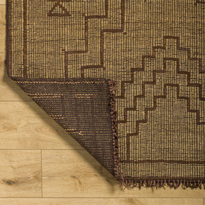 Aoko Jute & Leather Rug - Clearance