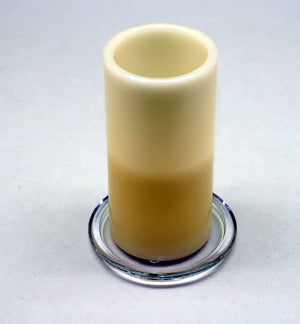 3 Inch Glass Pillar Plate