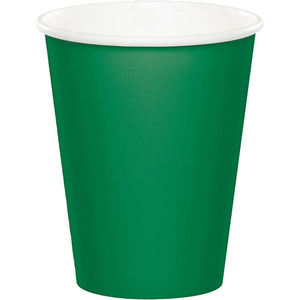 Emerald Green 9 oz Hot And  Cold Paper Cups