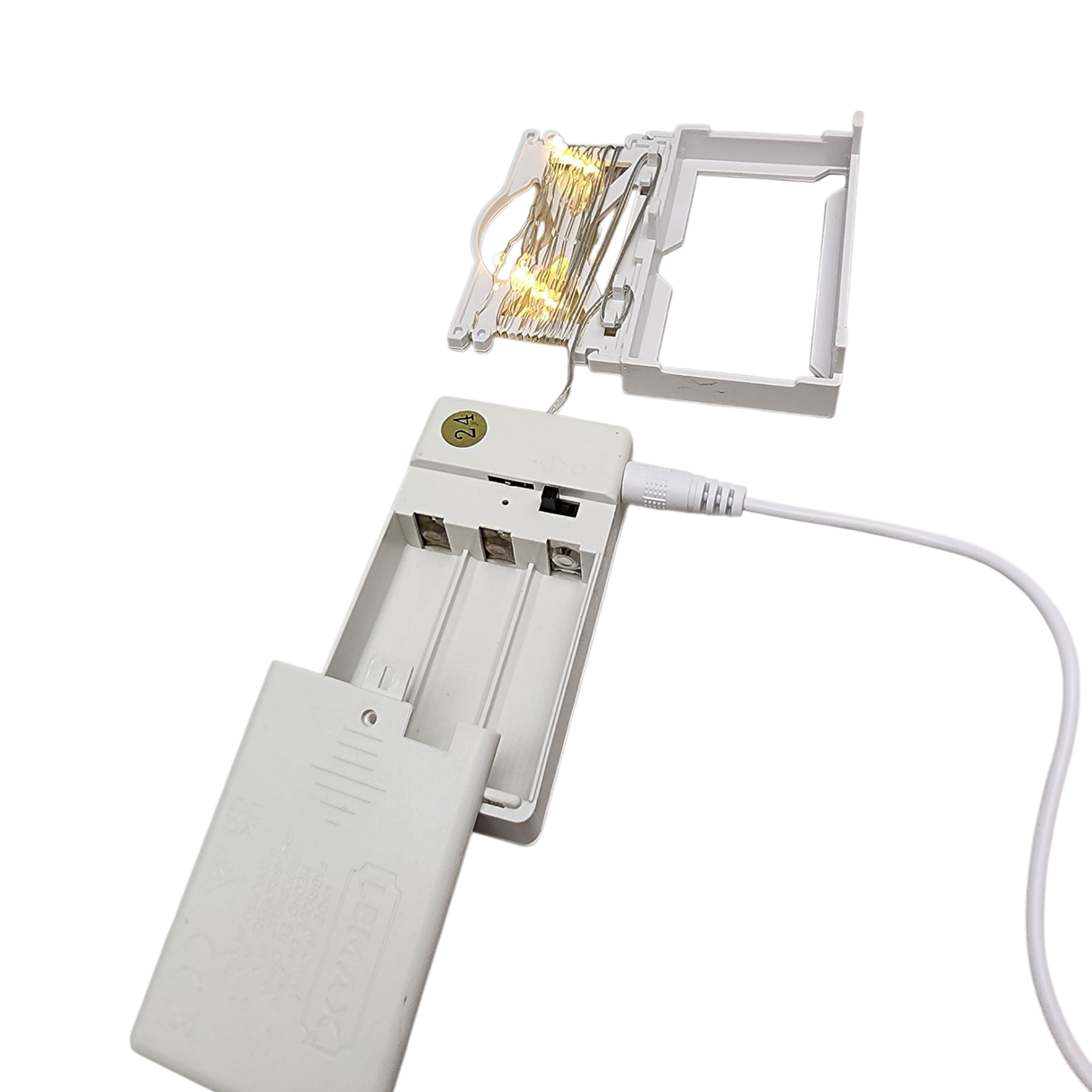Super Bright Yellow 24 LED Light String for Villages