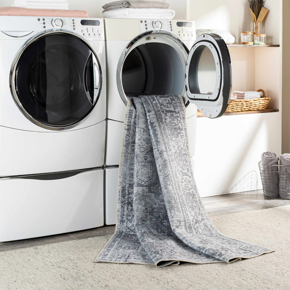 Aquino Washable Area Rug - Clearance