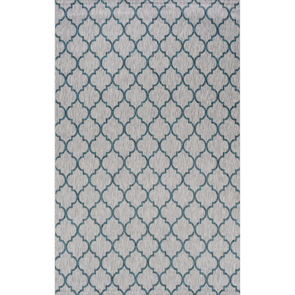 Arabesque ogee trellis indoor/outdoor area rug - Tuesday Morning - Outdoor Rugs