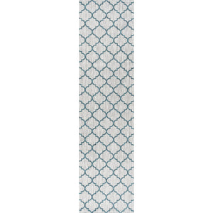 Arabesque ogee trellis indoor/outdoor runner rug - Tuesday Morning - Outdoor Rugs