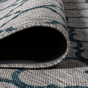 Arabesque ogee trellis indoor/outdoor runner rug - Tuesday Morning - Outdoor Rugs