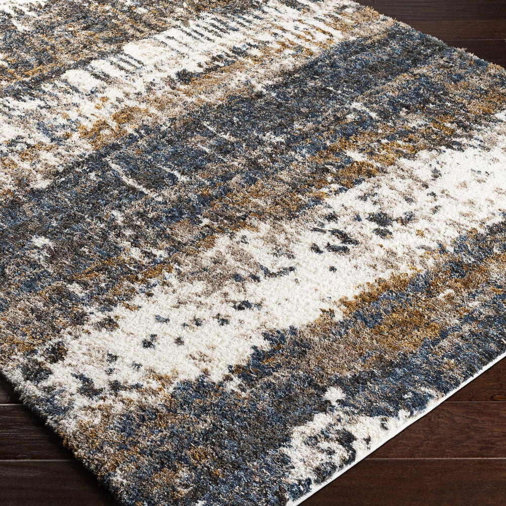 Arboles Abstract Lined Plush Area Rug