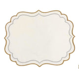 Arista Ivory Rectangle Fabric Placemat