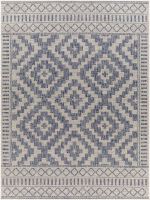 Kabala Dark Blue Area Rug - Clearance