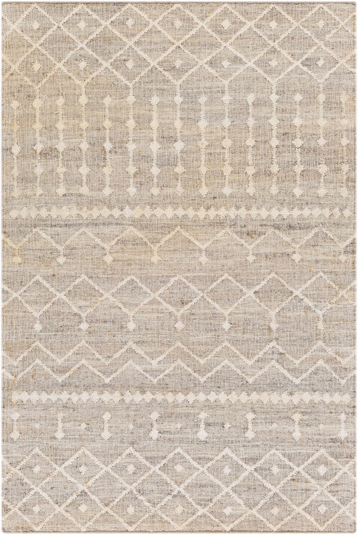 Armidale Hand Woven Beige Jute Rug - Clearance