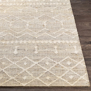 Armidale Hand Woven Beige Jute Rug - Clearance
