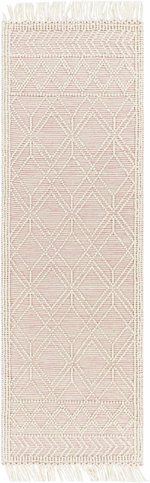 Ramsbury Soft Pink Wool Rug