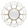 Art Deco Flower Wall Mirror 24"D - Tuesday Morning - Wall Mirrors