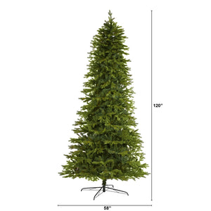 10’ Belgium Fir “Natural Look” Artificial Christmas Tree with 3514 Bendable Branches