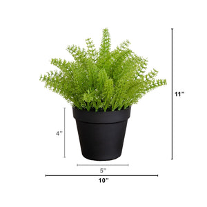 11” Artificial Mini Fern Plant