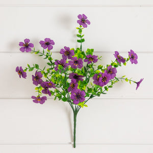 13" UV Daisy Flower Bush Plant (Indoor/Outdoor)- Set of 12