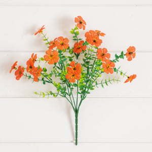 13" UV Daisy Flower Bush Plant (Indoor/Outdoor)- Set of 12