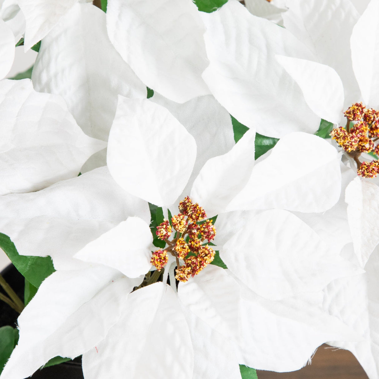 15" Artificial Poinsettia Plant