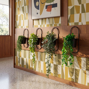17" Artificial Hanging Plants - Set of 4
