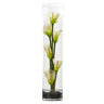 18” Mini Cally Lily Artificial Arrangement in Cylinder Glass