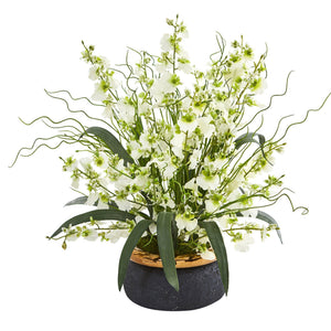 19” Dancing Lady Artificial Arrangement in Vase