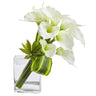 20’’ Calla Lily & Succulent Bouquet Artificial Arrangement