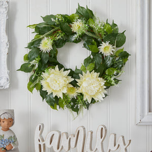 20” Protea Artificial Wreath