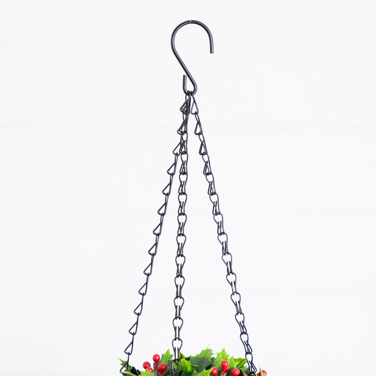 21” UV Resistant Artificial Holly Berry Christmas Hanging Ball (Indoor/Outdoor)