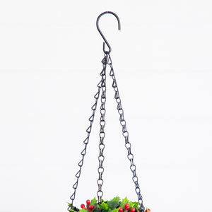 21” UV Resistant Artificial Holly Berry Christmas Hanging Ball (Indoor/Outdoor)