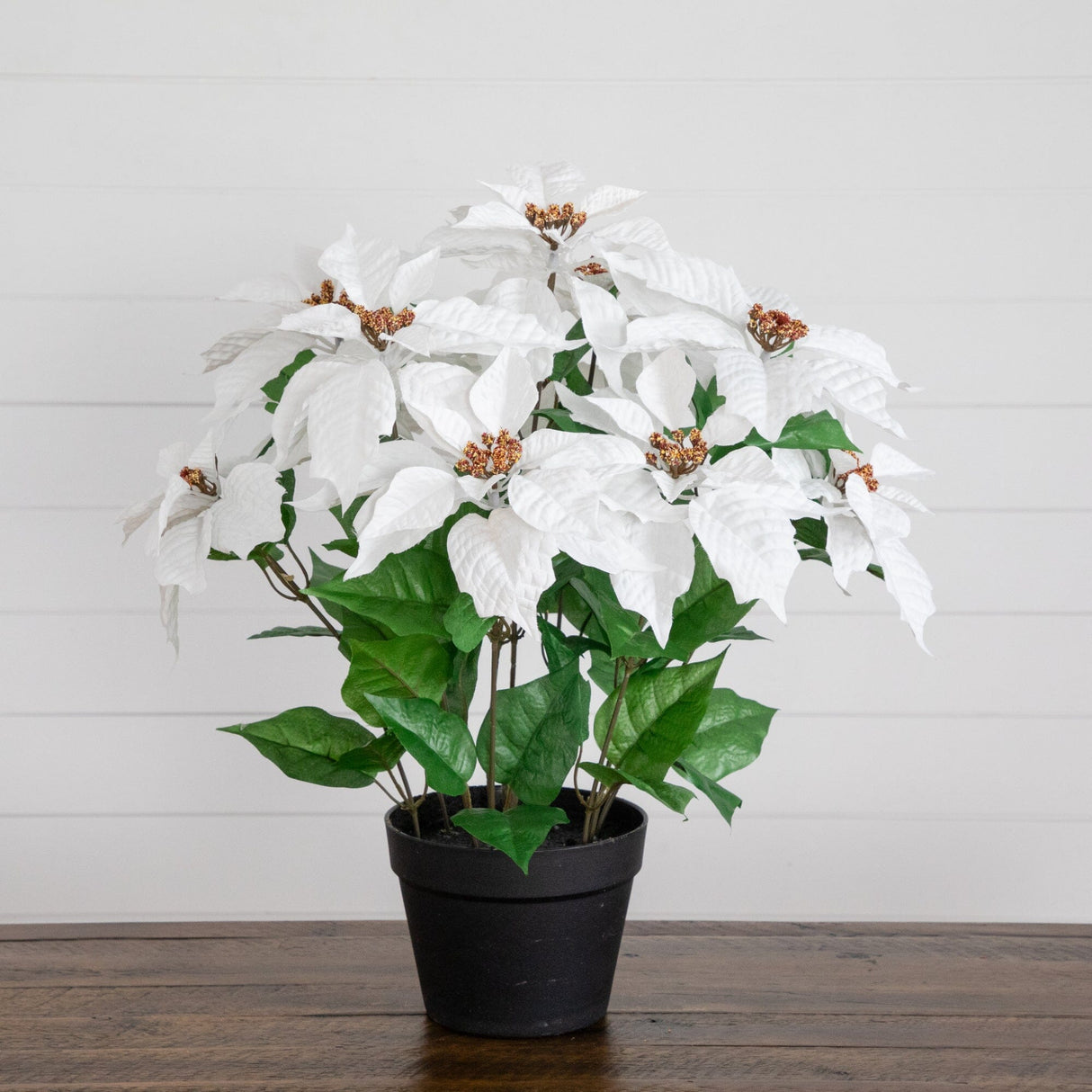 22” Artificial Poinsettia Plant