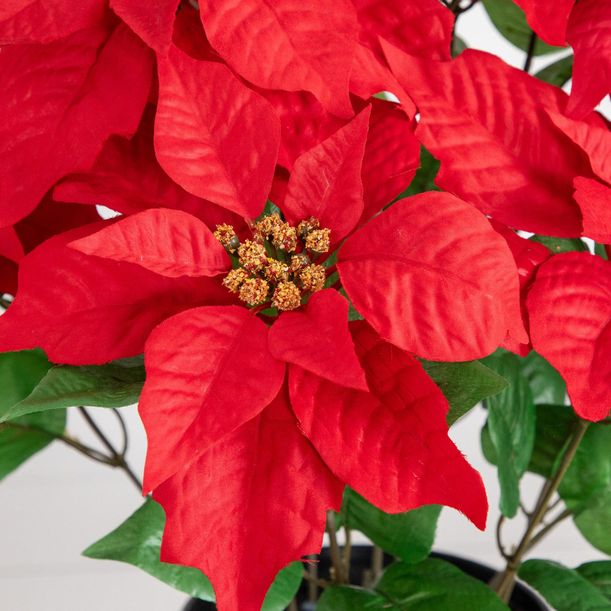 22” Artificial Poinsettia Plant