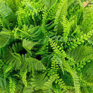 22” UV Resistant Artificial Fern in Decorative Urn Planter (Indoor/Outdoor)