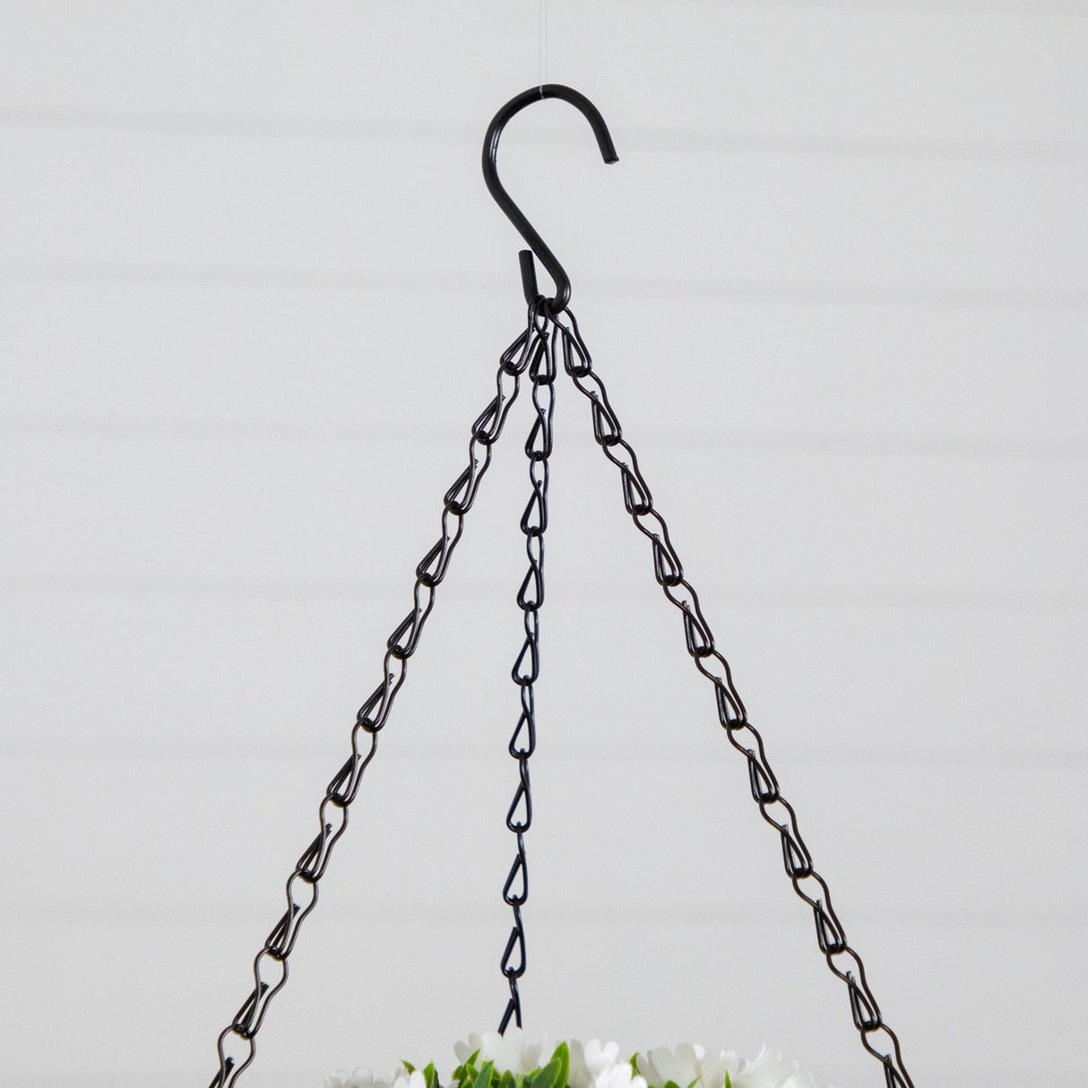 22” UV Resistant Artificial Mini Rose and Aptenia Hanging Basket (Indoor/Outdoor)