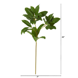23” Laurel Leaf Artificial Spray (Set of 6)