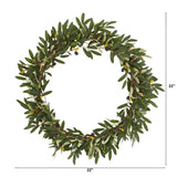 23” Olive Artificial Wreath