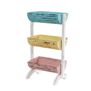 23” Three Shelf Farmhouse Multipurpose Stand/Planter