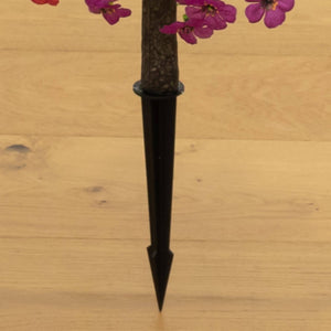 23"UV Artificial Daisy Flowering Plant with Integrated Stake (Indoor/Outdoor) - Set of 2