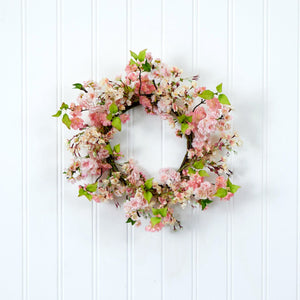 24" Cherry Blossom Wreath