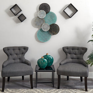 2.5’ x 1’  Layered Metal Wall Art Decor