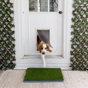 26.7" x 16.5" UV Resistant Artificial Pet Potty Grass Training Pad (Indoor/Outdoor)