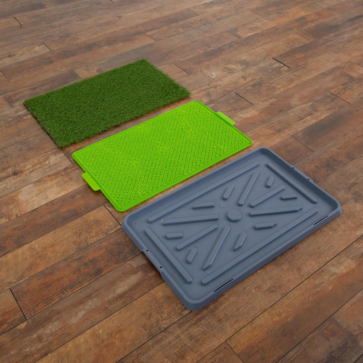 26.7" x 16.5" UV Resistant Artificial Pet Potty Grass Training Pad (Indoor/Outdoor)