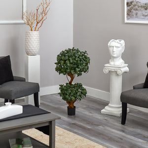 3’ Sweet Bay Double Ball Topiary Artificial Tree